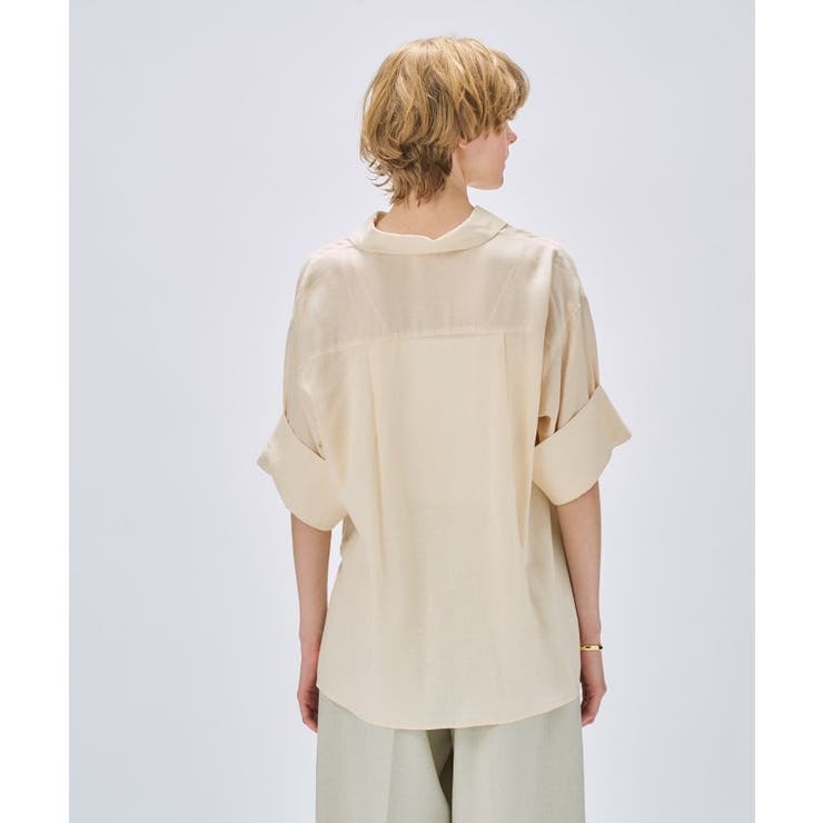 【手洗い可】リネンブレンドオーバーサイズシャツ | cloenc | 詳細画像13 