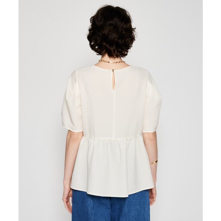 【手洗い可】フレアチュニックブラウス | cloenc | 詳細画像3 