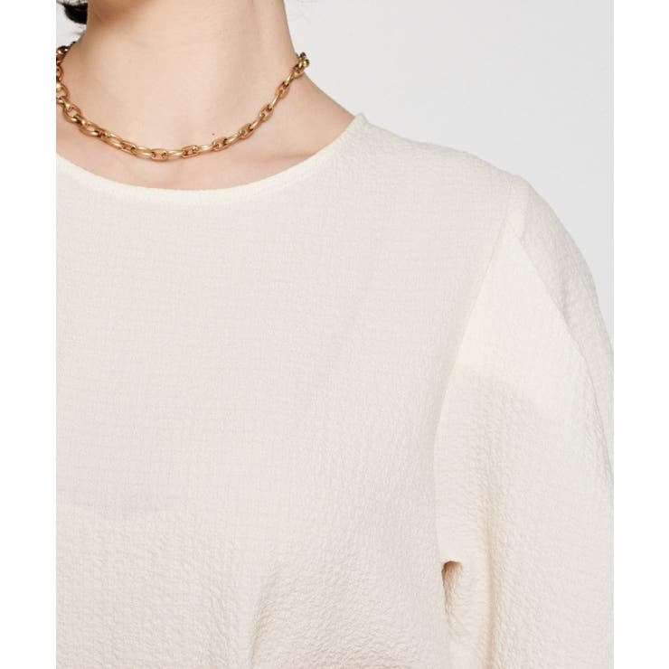 【手洗い可】フレアチュニックブラウス | cloenc | 詳細画像4 