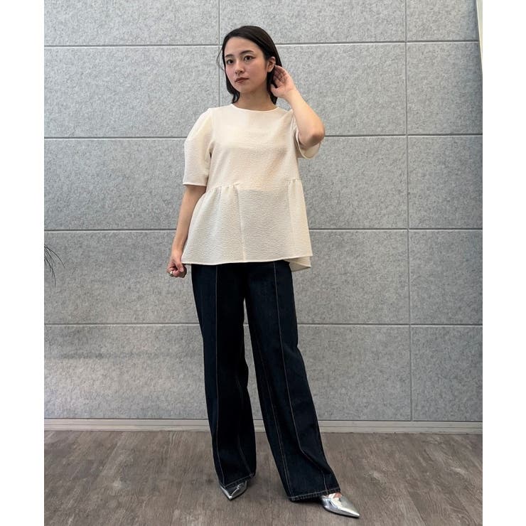 【手洗い可】フレアチュニックブラウス | cloenc | 詳細画像12 