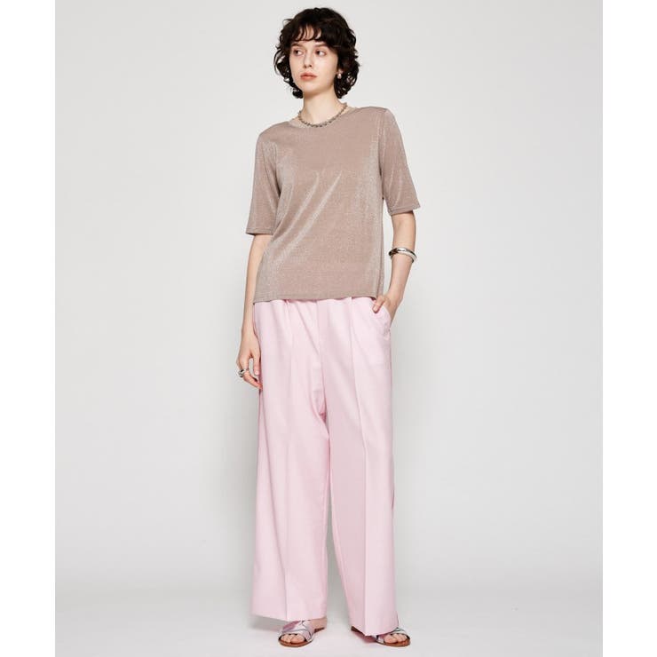 【手洗い可】シアーラメTシャツ | cloenc | 詳細画像1 