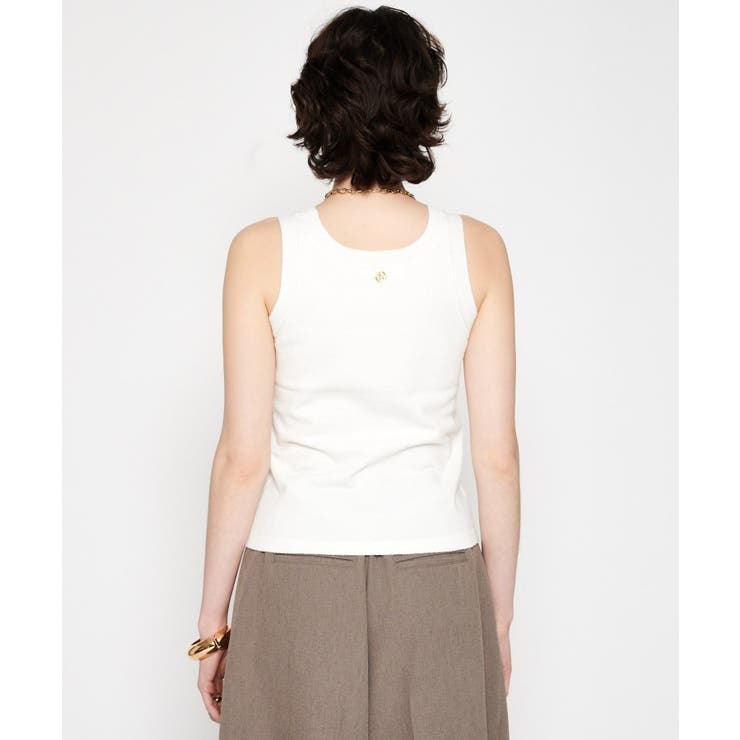 【手洗い可】ブークレータンクトップ | cloenc | 詳細画像3 