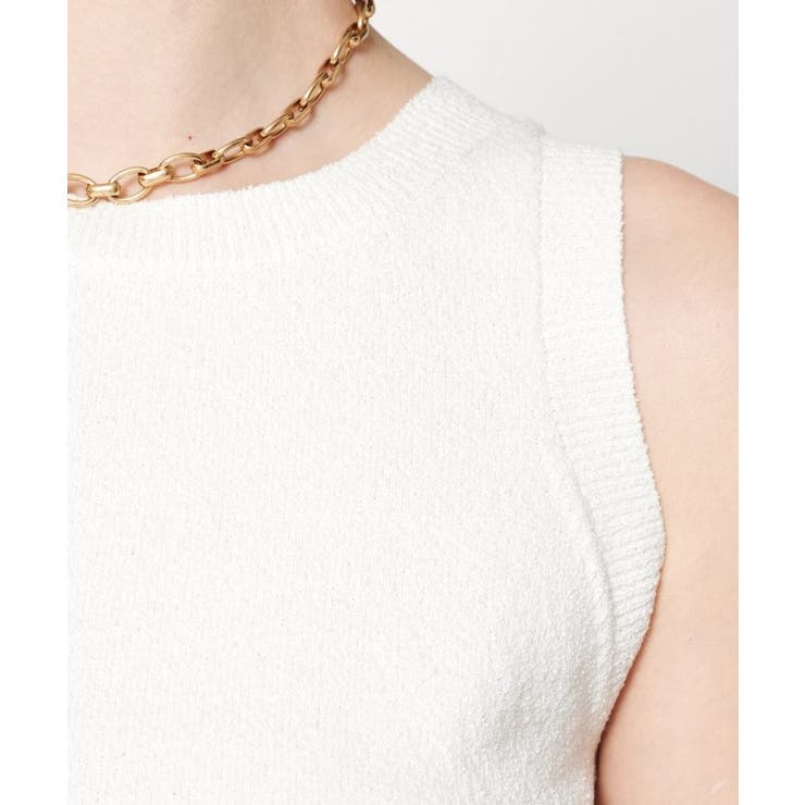 【手洗い可】ブークレータンクトップ | cloenc | 詳細画像5 