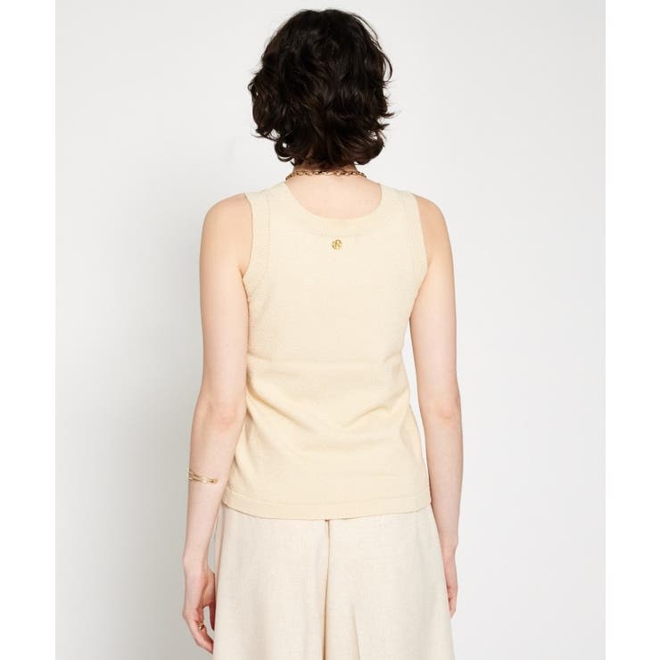 【手洗い可】ブークレータンクトップ | cloenc | 詳細画像8 