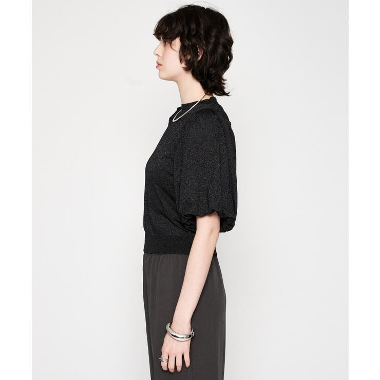 【手洗い可】バルーンラメニットプルオーバー | cloenc | 詳細画像12 