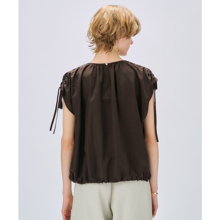 【手洗い可】ギャザーリボンブラウス | cloenc | 詳細画像16 