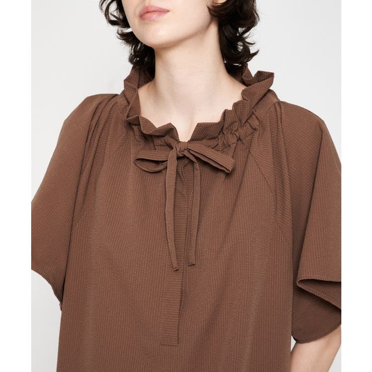 【手洗い可】フリルリボンワンピース | cloenc | 詳細画像4 