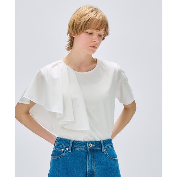 【マシンウォッシュ】ラッフルプルオーバー | cloenc | 詳細画像1 