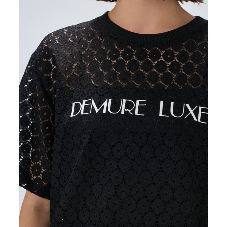 【手洗い可】レースロゴトップス | cloenc | 詳細画像11 