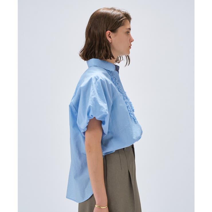 【手洗い可】シアーローンフリルブラウス | cloenc | 詳細画像10 