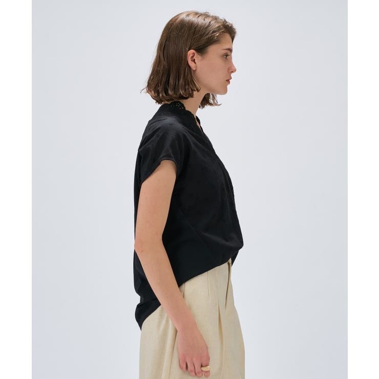 【マシンウォッシュ】レースドッキングトップス | cloenc | 詳細画像10 