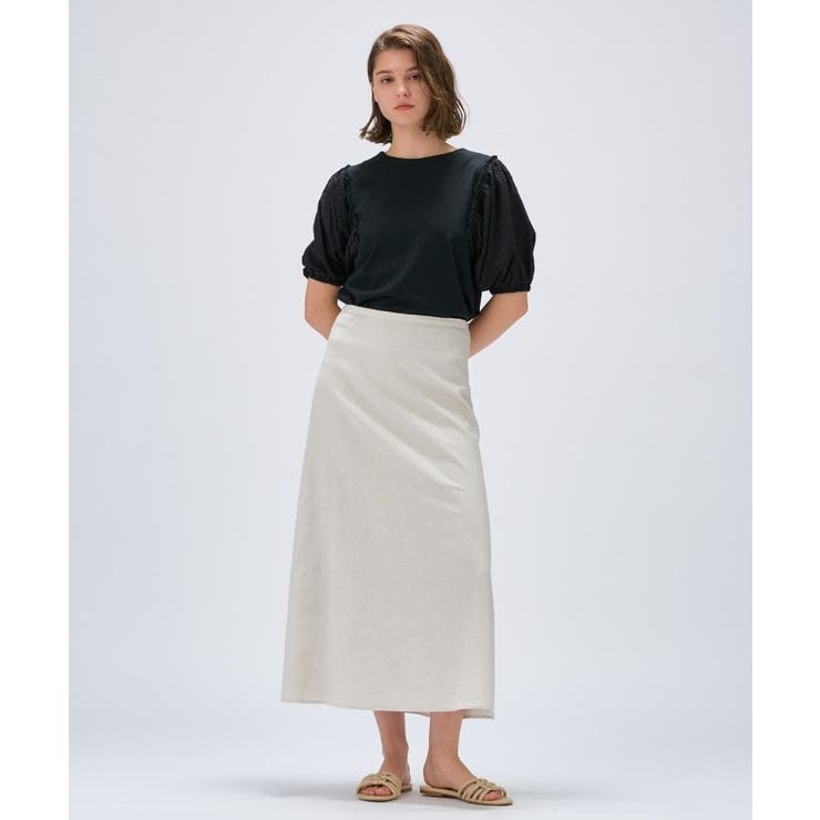 【マシンウォッシュ】レーススリーブTシャツ | cloenc | 詳細画像7 