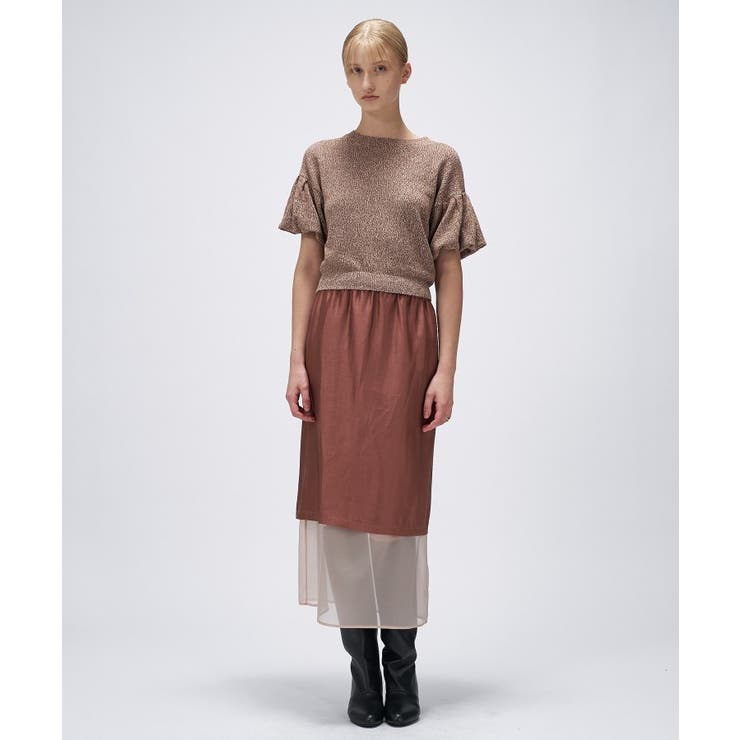 【手洗い可】シアーレイヤードスカート | cloenc | 詳細画像6 