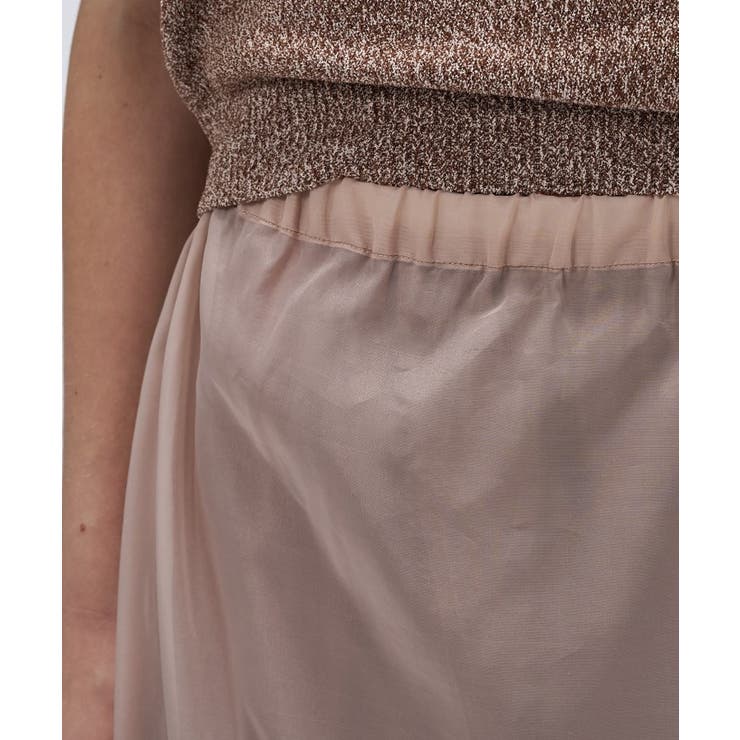 【手洗い可】シアーレイヤードスカート | cloenc | 詳細画像15 