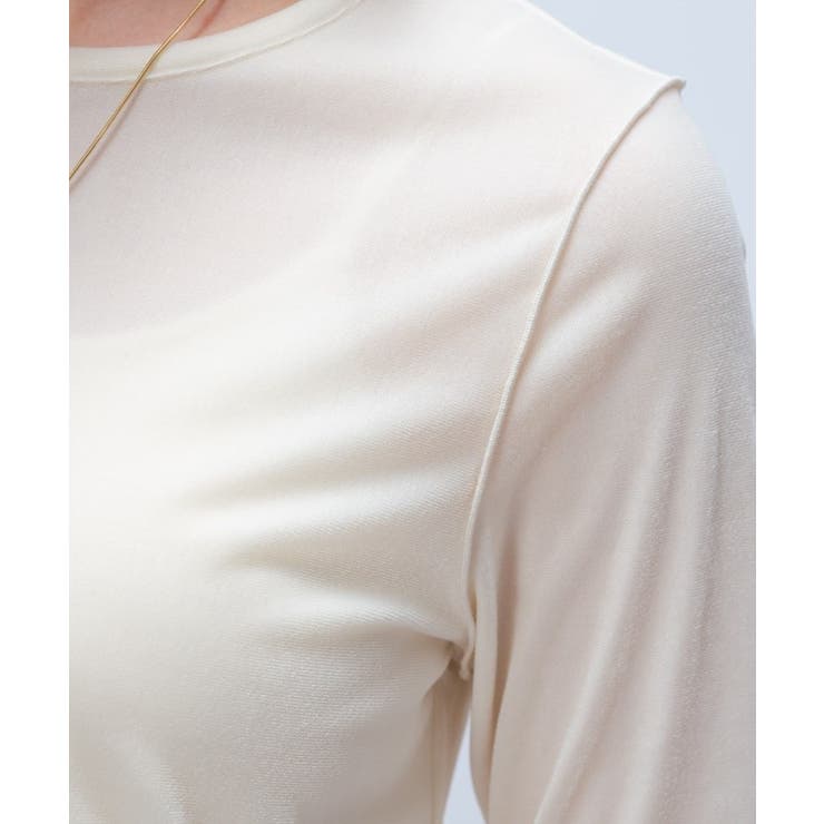 【手洗い可】フロッキーベロアトップス | cloenc | 詳細画像6 