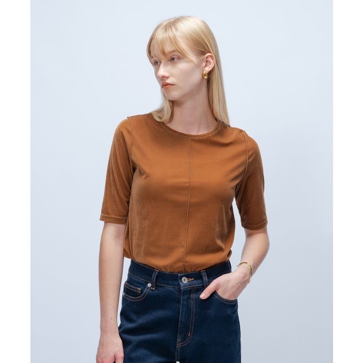 【手洗い可】フロッキーベロアトップス | cloenc | 詳細画像8 