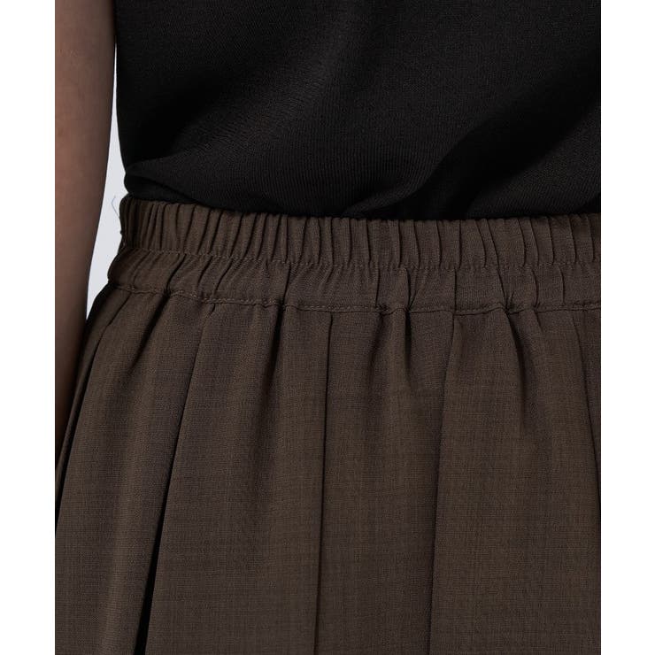 【手洗い可】ワイドプリーツスカート | cloenc | 詳細画像6 