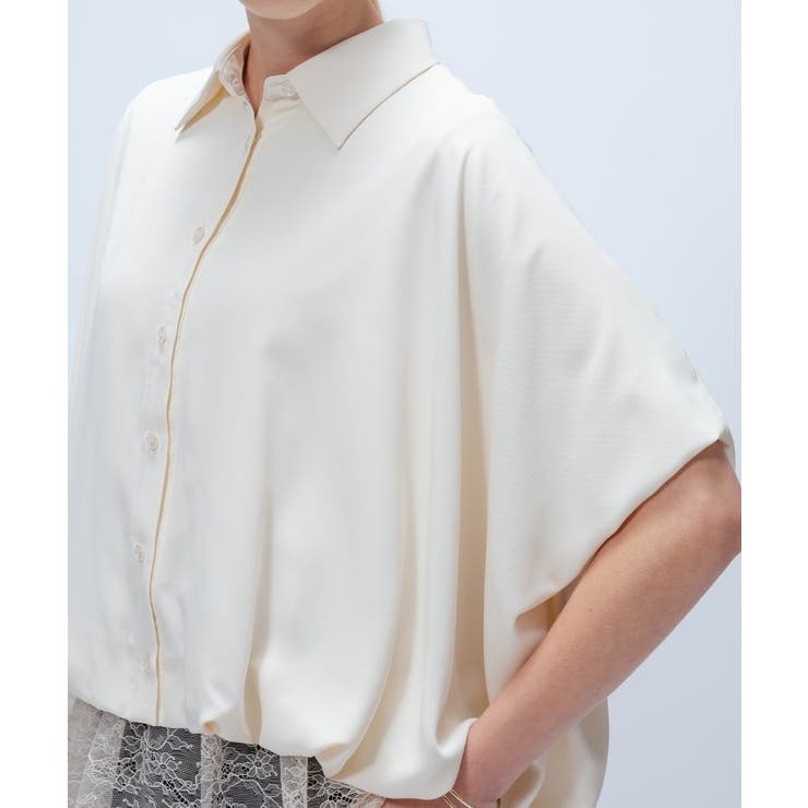 【手洗い可】ツイルバルーンブラウス | cloenc | 詳細画像5 