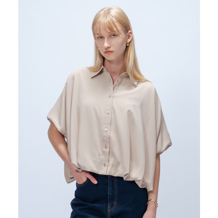 【手洗い可】ツイルバルーンブラウス | cloenc | 詳細画像10 