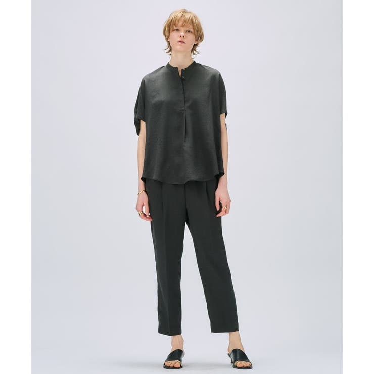 【セットアップ／手洗い可】ドライタッチバルーンフォルムブラウス | cloenc | 詳細画像14 