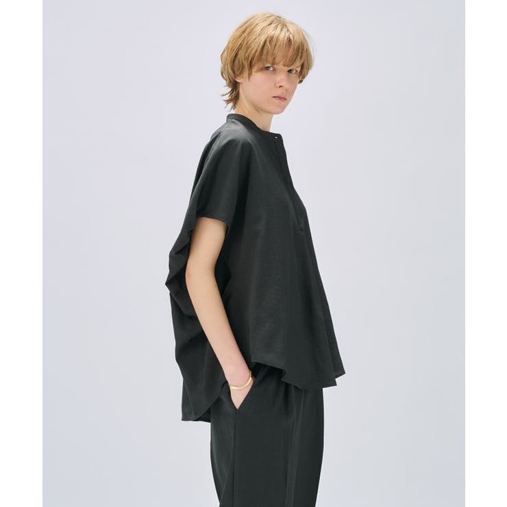 【セットアップ／手洗い可】ドライタッチバルーンフォルムブラウス | cloenc | 詳細画像16 