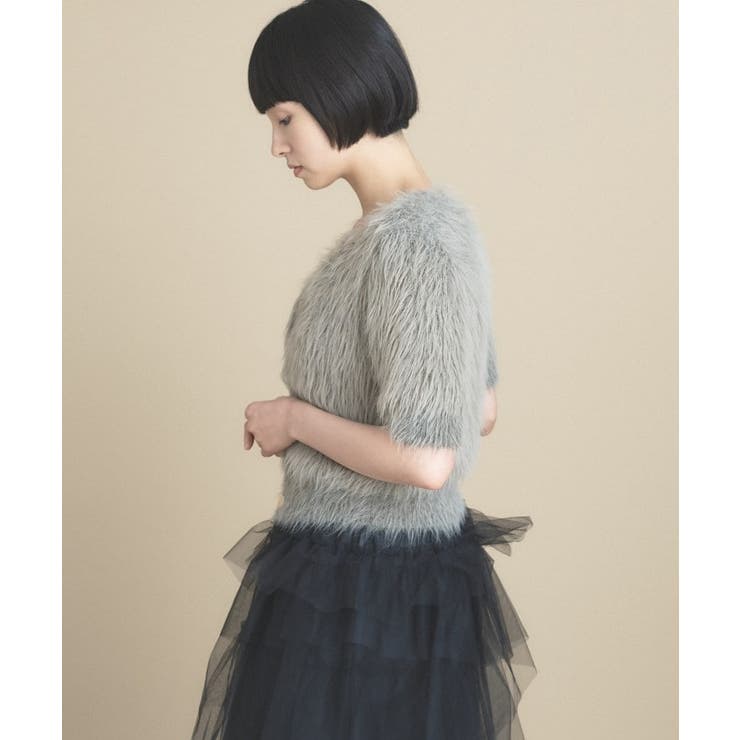 【2WAY】フェザーヤーンカーディガン | cloenc | 詳細画像6 