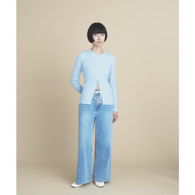 サックスブルー(090) | 【WEB限定カラーあり】Relaxy Rich シルクカシミヤ混 | cloenc