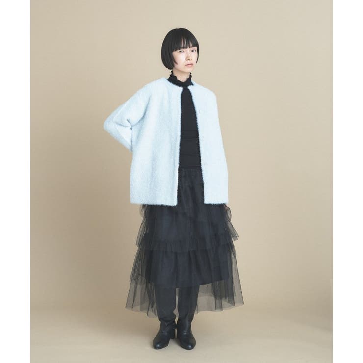 フェザーヤーンニットカーディガン | cloenc | 詳細画像19 
