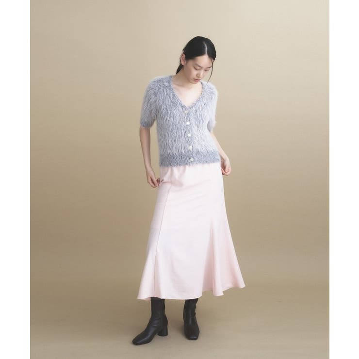 【手洗い可】フィブリルロングフレアスカート | cloenc | 詳細画像2 