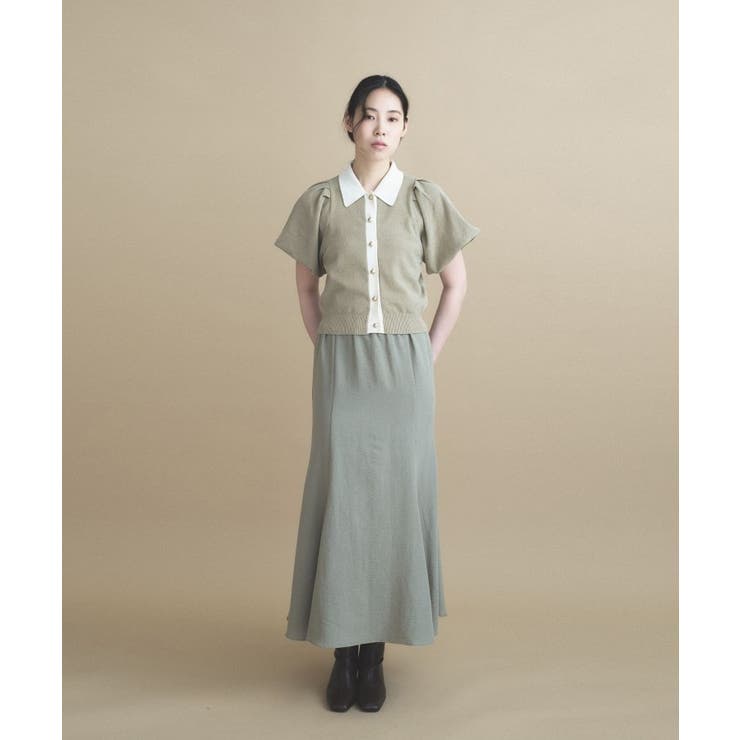 【手洗い可】フィブリルロングフレアスカート | cloenc | 詳細画像8 