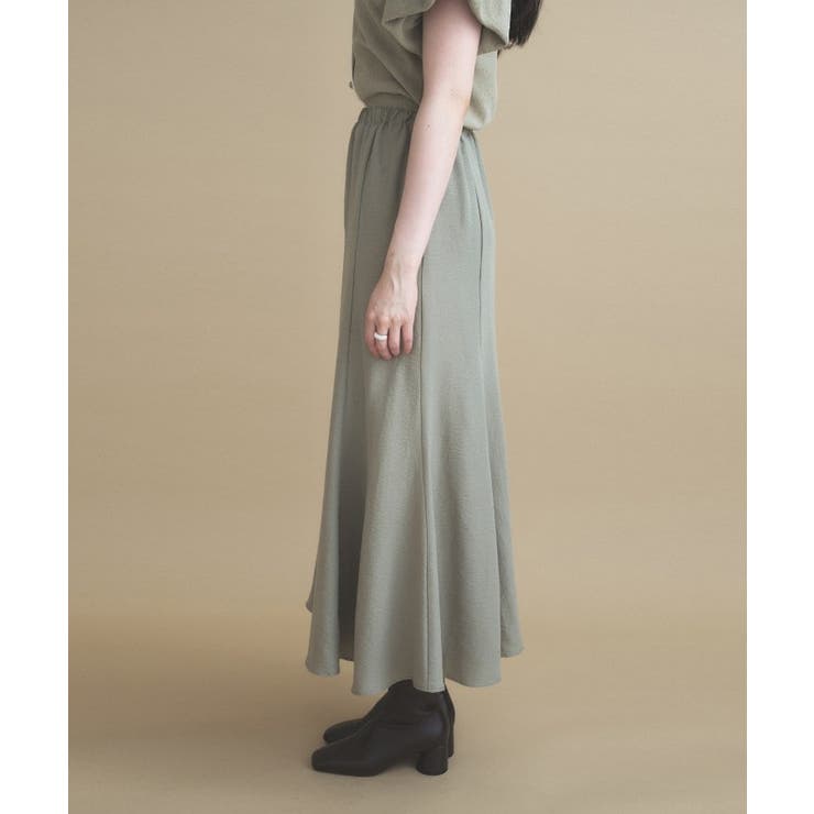 【手洗い可】フィブリルロングフレアスカート | cloenc | 詳細画像21 
