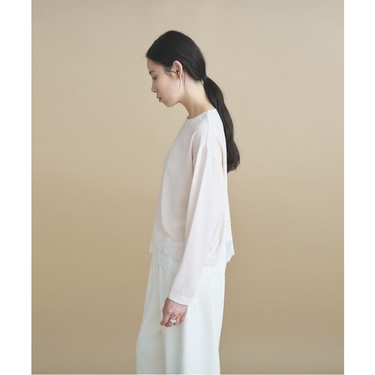 レースドッキングブラウス | cloenc | 詳細画像5 