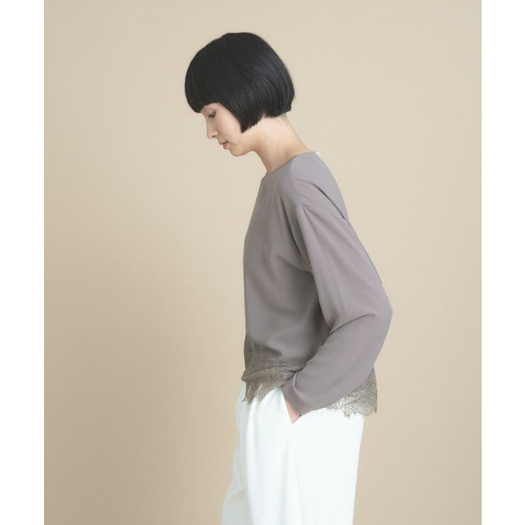 レースドッキングブラウス | cloenc | 詳細画像12 