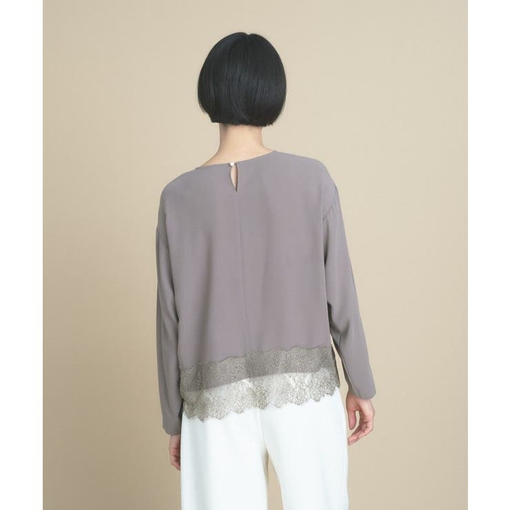 レースドッキングブラウス | cloenc | 詳細画像13 