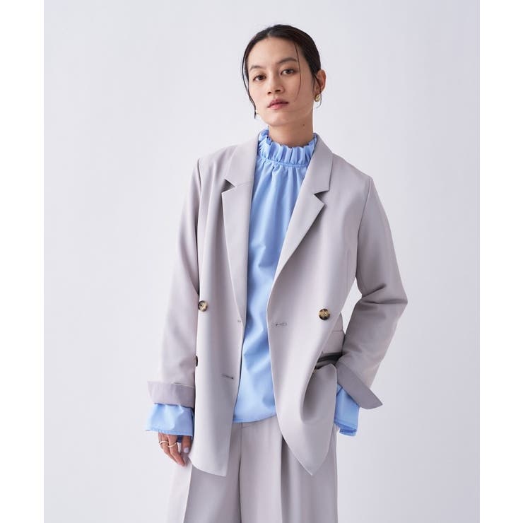 【防花粉／セットアップ／オケージョン】ライトテーラードジャケット | cloenc | 詳細画像13 