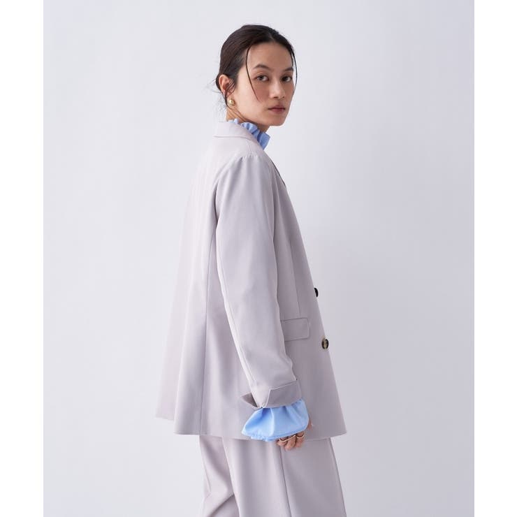【防花粉／セットアップ／オケージョン】ライトテーラードジャケット | cloenc | 詳細画像16 