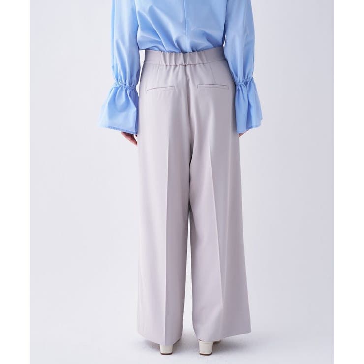 【防花粉／オケージョン／セットアップ】イージータックワイドパンツ | cloenc | 詳細画像16 