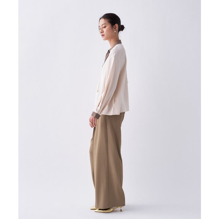 【防花粉／オケージョン／セットアップ】イージータックワイドパンツ | cloenc | 詳細画像23 