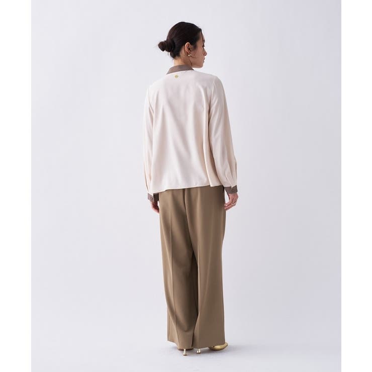 【防花粉／オケージョン／セットアップ】イージータックワイドパンツ | cloenc | 詳細画像24 