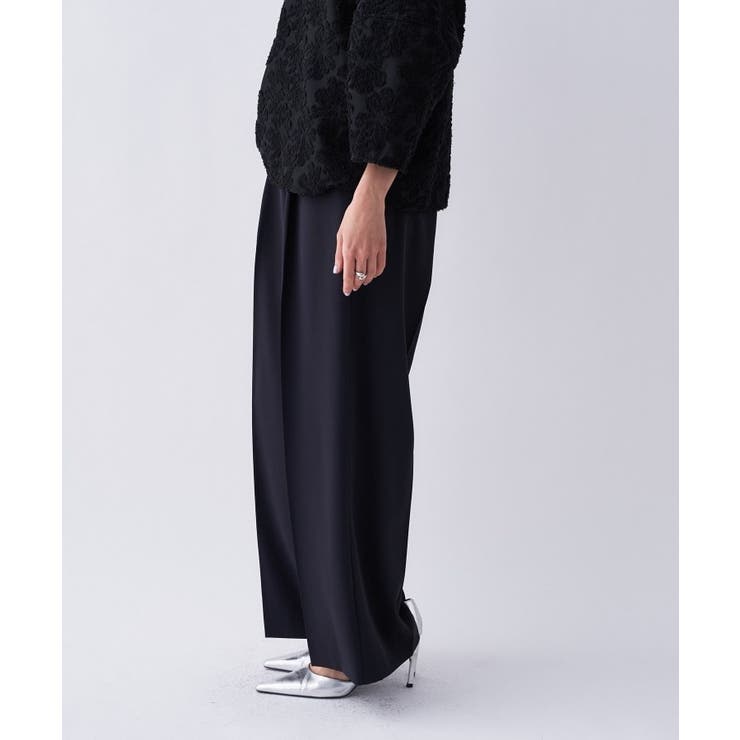 【防花粉／オケージョン／セットアップ】イージータックワイドパンツ | cloenc | 詳細画像31 