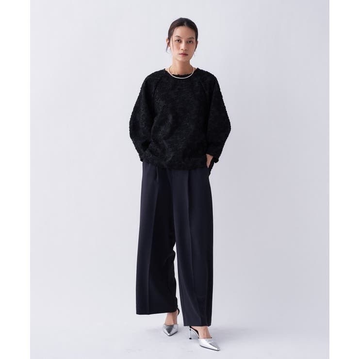 【オケージョン／手洗い可】フラワーシアージャカードシャツ | cloenc | 詳細画像21 