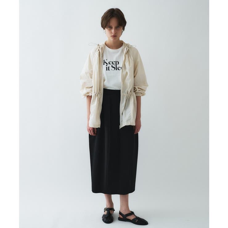 【撥水／手洗い可】ウエストマークナイロンパーカー | cloenc | 詳細画像1 