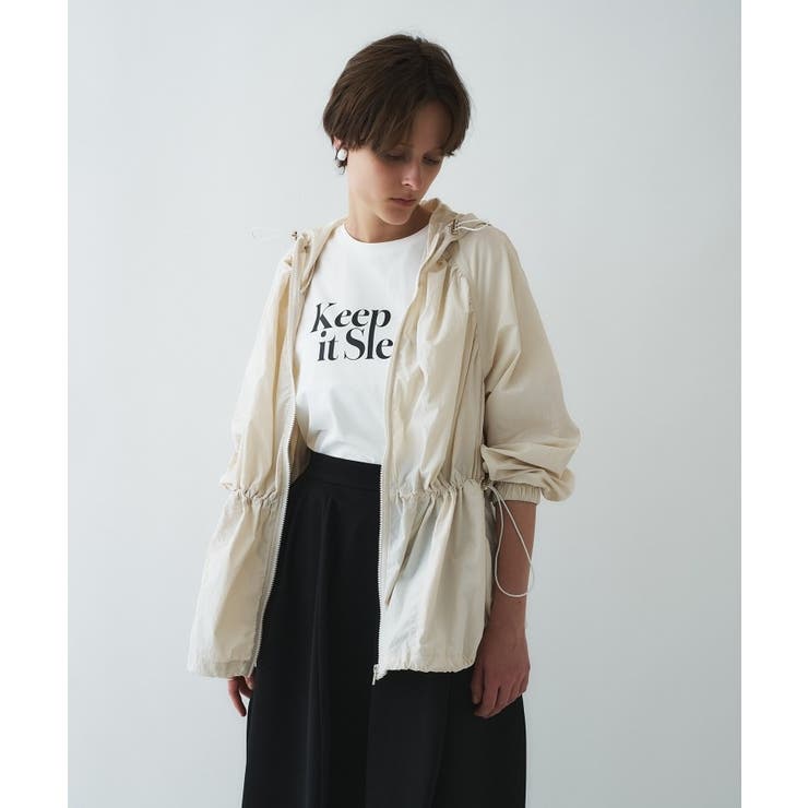 【撥水／手洗い可】ウエストマークナイロンパーカー | cloenc | 詳細画像4 