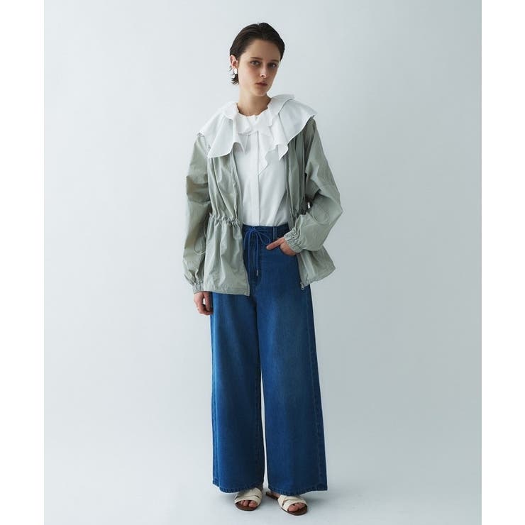 【撥水／手洗い可】ウエストマークナイロンパーカー | cloenc | 詳細画像14 