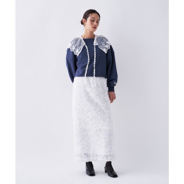 【Philly chocolateコラボ】キャットモチーフ2wayスウェット | cloenc | 詳細画像16 