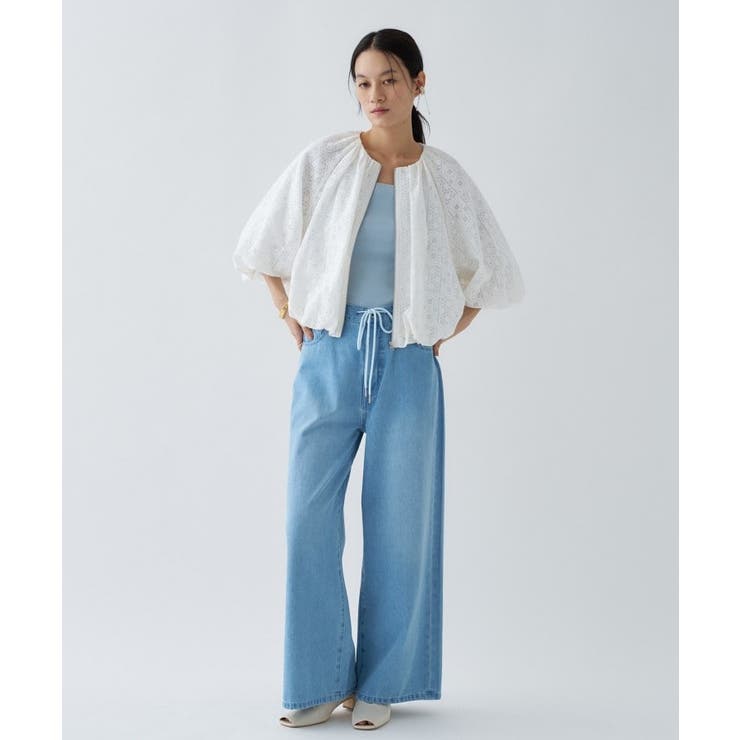 レースシアーブルゾン | cloenc | 詳細画像1 