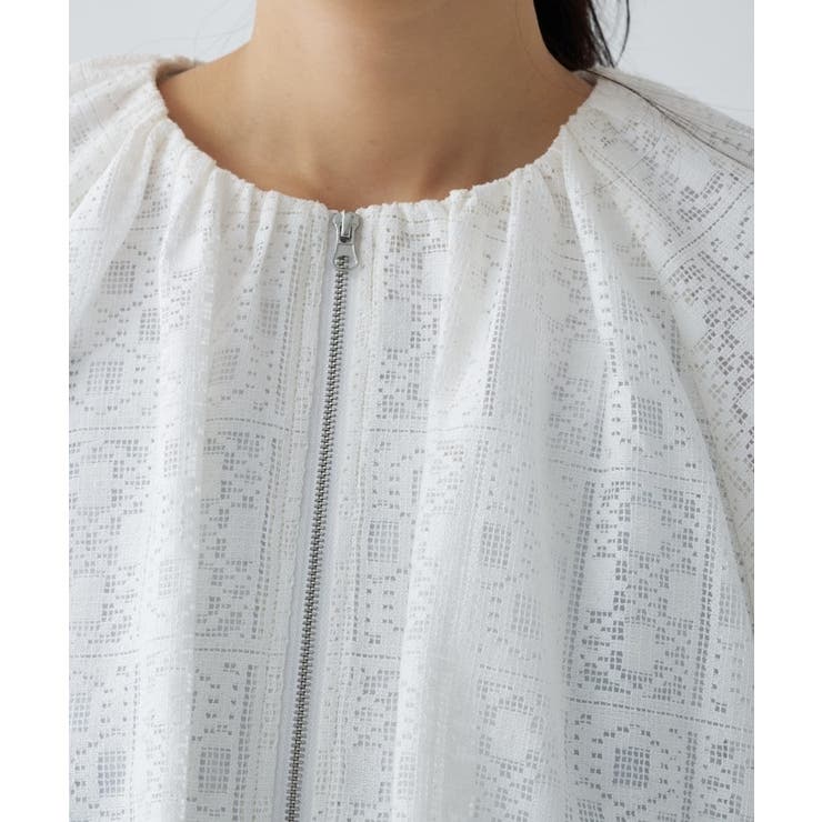 レースシアーブルゾン | cloenc | 詳細画像17 