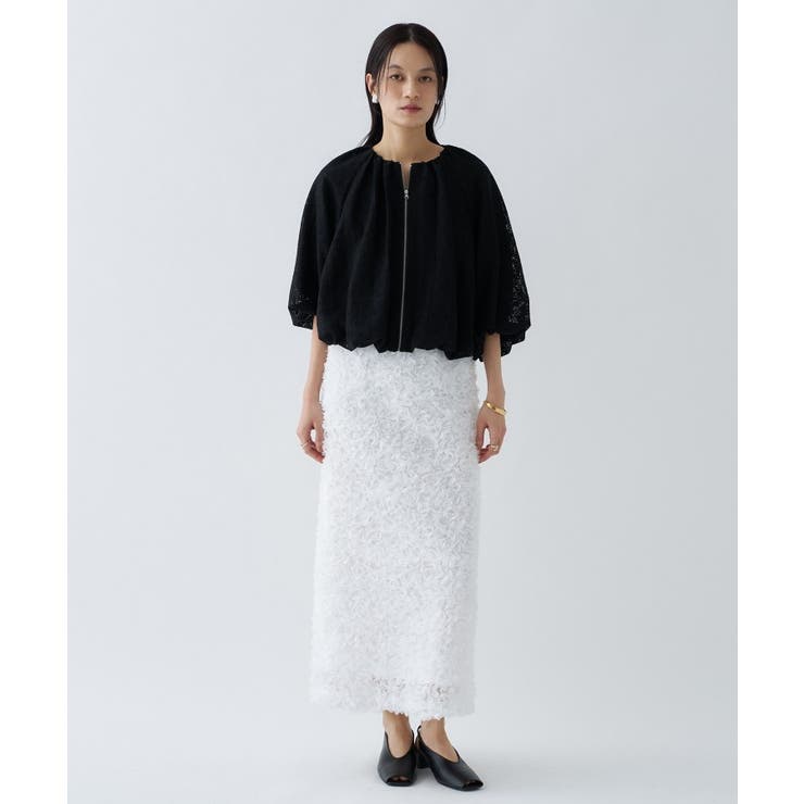 レースシアーブルゾン | cloenc | 詳細画像12 