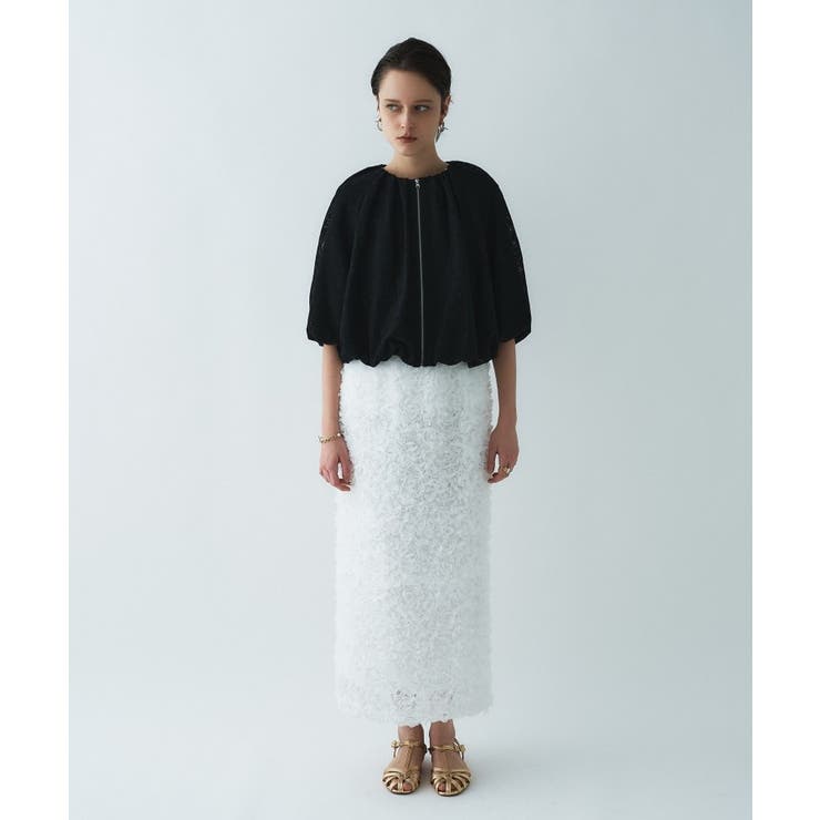 レースシアーブルゾン | cloenc | 詳細画像7 