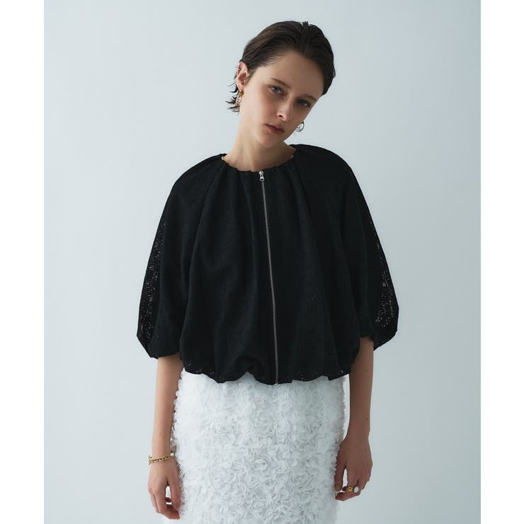 レースシアーブルゾン | cloenc | 詳細画像8 